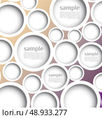 Abstract web design bubble background. Modern, clean, Design template, can be used for info-graphics,banne rs, graphic or website layout vector. Стоковая иллюстрация, агентство Ingram Publishing / Фотобанк Лори