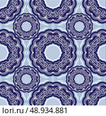 Squared background - ornamental seamless pattern. Design for bandanna, carpet, shawl, pillow or cushion. Стоковая иллюстрация, агентство Ingram Publishing / Фотобанк Лори