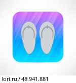 Flip-Flops icon. Стоковая иллюстрация, агентство Ingram Publishing / Фотобанк Лори