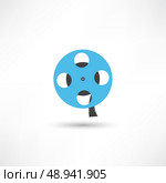 film reel icon. Стоковая иллюстрация, агентство Ingram Publishing / Фотобанк Лори