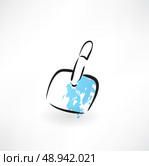dustpan grunge icon. Стоковая иллюстрация, агентство Ingram Publishing / Фотобанк Лори