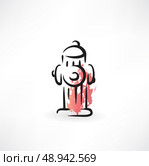 hydrant grunge icon. Стоковая иллюстрация, агентство Ingram Publishing / Фотобанк Лори