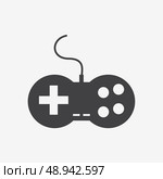 Gaming Joystick Icon Isolated on White Background. Стоковая иллюстрация, агентство Ingram Publishing / Фотобанк Лори
