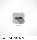 flashlight icon. Стоковая иллюстрация, агентство Ingram Publishing / Фотобанк Лори