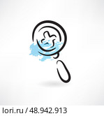 magnification grunge icon. Стоковая иллюстрация, агентство Ingram Publishing / Фотобанк Лори