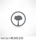 Tree icon. Стоковая иллюстрация, агентство Ingram Publishing / Фотобанк Лори