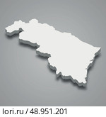 3d isometric map of Thanh Hoa Province of Vietnam. Стоковая иллюстрация, иллюстратор Максим Гребешков / Фотобанк Лори