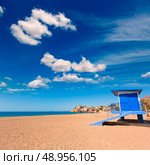 Bolnuevo beach in Mazarr0n Murcia at Mediterranean spain sea. Стоковое фото, агентство Ingram Publishing / Фотобанк Лори