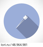roll with chopsticks icon. Flat modern style vector illustration . Стоковая иллюстрация, агентство Ingram Publishing / Фотобанк Лори