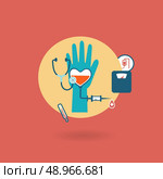 criteria of health, weight, pressure, pulse donor icon. Стоковая иллюстрация, агентство Ingram Publishing / Фотобанк Лори