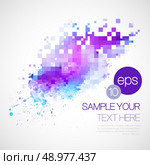 Modern abstract vector background with watercolor blot. Modern vector background with watercolor blot. Стоковая иллюстрация, агентство Ingram Publishing / Фотобанк Лори