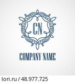 Monogram Logos. Vintage Vector Concepts. EPS 10. Стоковая иллюстрация, агентство Ingram Publishing / Фотобанк Лори