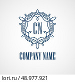 Monogram Logos. Vintage Vector Concepts. EPS 10. Стоковая иллюстрация, агентство Ingram Publishing / Фотобанк Лори