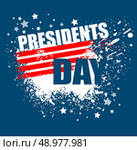 Presidents Day Vector Background. USA Patriotic illustration. Presidents Day Vector Background. Стоковая иллюстрация, агентство Ingram Publishing / Фотобанк Лори