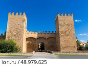 Alcudia Porta de Mallorca in Old town at Majorca Balearic islands of Spain. Стоковое фото, агентство Ingram Publishing / Фотобанк Лори
