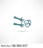 Vector illustration of isolated modern police icon. Стоковая иллюстрация, агентство Ingram Publishing / Фотобанк Лори
