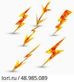 powerful lighting symbo. Стоковая иллюстрация, агентство Ingram Publishing / Фотобанк Лори