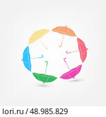 umbrella icon. Стоковая иллюстрация, агентство Ingram Publishing / Фотобанк Лори