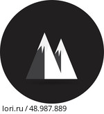 Mountain icon. Стоковая иллюстрация, агентство Ingram Publishing / Фотобанк Лори