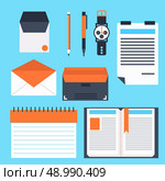 Corporate identity template with digital elements. Vector company style for brandbook and guideline. Стоковая иллюстрация, агентство Ingram Publishing / Фотобанк Лори