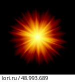 Abstract image of lighting flare. Vector illustration. Abstract image of lighting flare. Vector illustration EPS 10. Стоковая иллюстрация, агентство Ingram Publishing / Фотобанк Лори