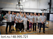 Судьи на общей фотографии. Соревнования "Кубок здоровья" 2025. Редакционное фото, фотограф Дмитрий Неумоин / Фотобанк Лори