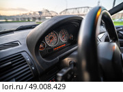 KRASNOYARSK, RUSSIA - May 23, 2025: Black BMW X5 E53. Редакционное фото, фотограф Плотников Дмитрий / Фотобанк Лори