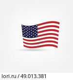 america flag icon. Стоковая иллюстрация, агентство Ingram Publishing / Фотобанк Лори