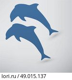 dolphin icon. Стоковая иллюстрация, агентство Ingram Publishing / Фотобанк Лори