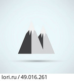 Mountain icon. Стоковая иллюстрация, агентство Ingram Publishing / Фотобанк Лори