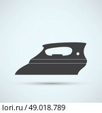 Steam iron icon. Стоковая иллюстрация, агентство Ingram Publishing / Фотобанк Лори