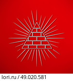 Pyramid. Стоковая иллюстрация, агентство Ingram Publishing / Фотобанк Лори