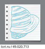 Saturn star sketch style. Стоковая иллюстрация, агентство Ingram Publishing / Фотобанк Лори