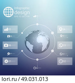 infographic with unfocused background and icons set for business design vector.. infographic with unfocused background and icons set for business design vector. Стоковая иллюстрация, агентство Ingram Publishing / Фотобанк Лори