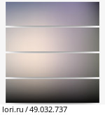 Abstract unfocused natural headers set, blurred design vector. Стоковая иллюстрация, агентство Ingram Publishing / Фотобанк Лори