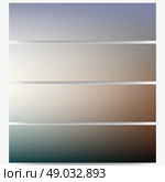 Abstract unfocused natural headers set, blurred design vector. Стоковая иллюстрация, агентство Ingram Publishing / Фотобанк Лори