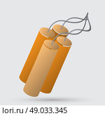 TNT dynamite bomb with burning fuse. Стоковая иллюстрация, агентство Ingram Publishing / Фотобанк Лори