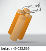 TNT dynamite bomb with burning fuse. Стоковая иллюстрация, агентство Ingram Publishing / Фотобанк Лори