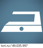 Steam iron icon. Стоковая иллюстрация, агентство Ingram Publishing / Фотобанк Лори