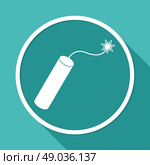 TNT dynamite bomb with burning fuse. Стоковая иллюстрация, агентство Ingram Publishing / Фотобанк Лори