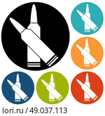ammo weapon icon. Стоковая иллюстрация, агентство Ingram Publishing / Фотобанк Лори