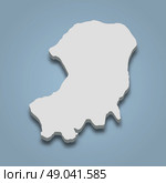 3d isometric map of Cid is an island in Whitsunday Islands. Стоковая иллюстрация, иллюстратор Максим Гребешков / Фотобанк Лори