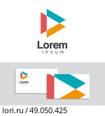 Logo design elements with business card template - 34. Стоковая иллюстрация, агентство Ingram Publishing / Фотобанк Лори