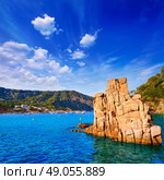 Aigua Blava beach Cala in Begur of Girona at Catalonia Spain. Стоковое фото, агентство Ingram Publishing / Фотобанк Лори