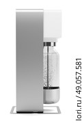modern soda siphon isolated on white background. Стоковое фото, агентство Ingram Publishing / Фотобанк Лори