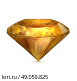 Amber yellow vector icon. Стоковая иллюстрация, агентство Ingram Publishing / Фотобанк Лори