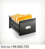 Open Card Catalog. Стоковая иллюстрация, агентство Ingram Publishing / Фотобанк Лори