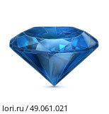 Sapphire blue vector icon. Стоковая иллюстрация, агентство Ingram Publishing / Фотобанк Лори
