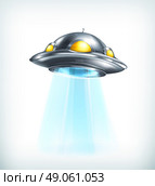 UFO vector icon. Стоковая иллюстрация, агентство Ingram Publishing / Фотобанк Лори