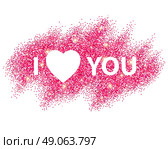 I love you message and heart golden glitter design.  Vector illustration. I love you message and heart golden glitter design.  Vector illustration EPS10. Стоковая иллюстрация, агентство Ingram Publishing / Фотобанк Лори